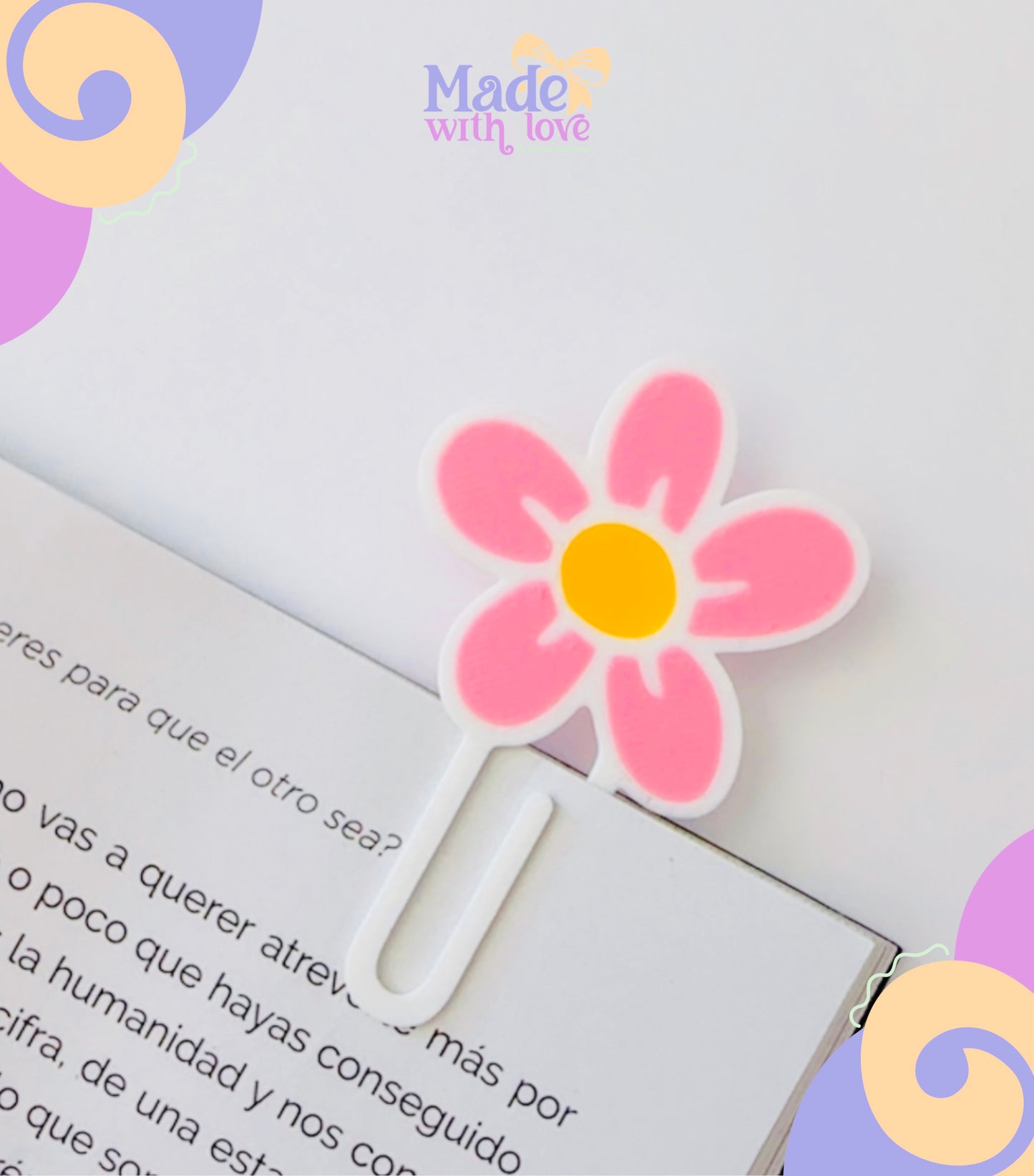 Daisy Flower XL Paper Clip